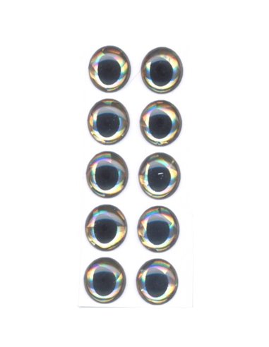 3D Epoxy Eyes - Holographic , EOH 9 mm