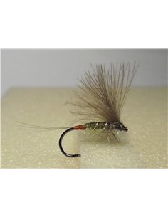 Dark Olive Red-tip Dun, dry fly