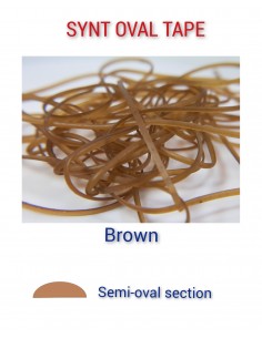 Synt Oval Tape - Brown SOT 4