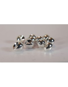 Tungsten Beads Jig Off Silver