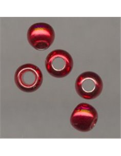 Brass Beads Special - Red
