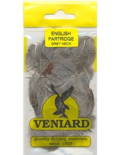 English Partridge Grey Neck Feathers 3 Gram Pack 