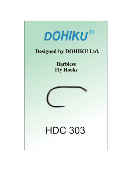 Pupa Fly Hook Barbless Larva HDP DOHIKU Hooks 
